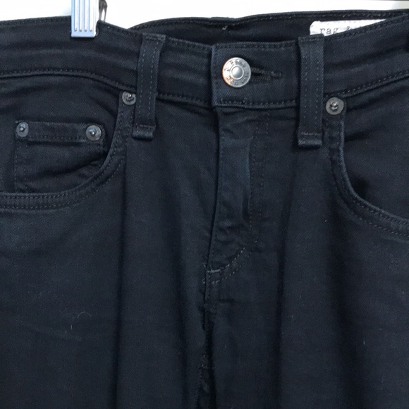 rag & bone jeans sz 25 black low rise cut 15599 Color: Nero Cotton blend - Picture 2 of 10